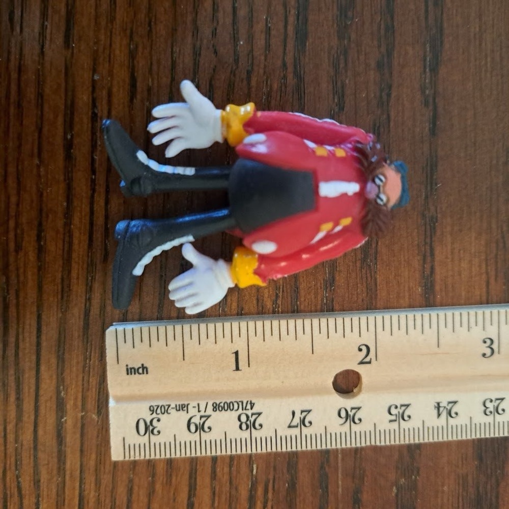 Sonic The Hedgehog Dr Eggman 2 Inch Mini Figure Sega Toy Collectible Red